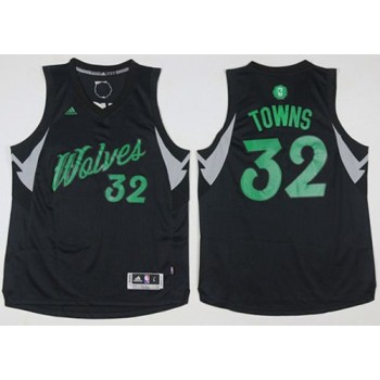 Timberwolves #32 Karl-Anthony Towns Black 2016-2017 Christmas Day Stitched NBA Jersey Timberwolves #32 Karl-Anthony Towns Black 2016-2017 Christmas Day Stitched NBA Jersey