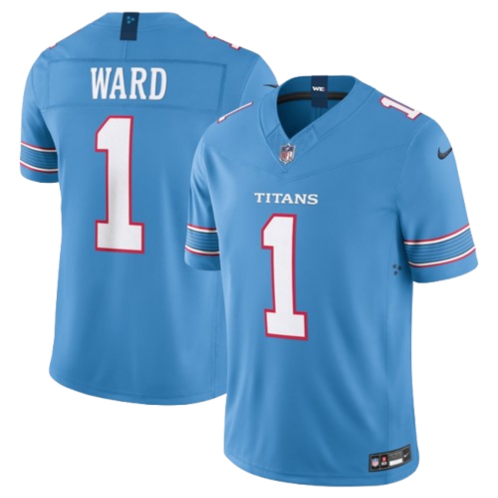 Youth Tennessee Titans #1 Cameron Ward Light Blue F.U.S.E. Vapor Limited Stitched Football Jersey