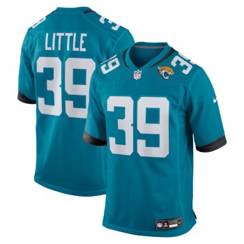 Youth Jacksonville Jaguars #39 Cam Little Nike Teal Team Game Jersey