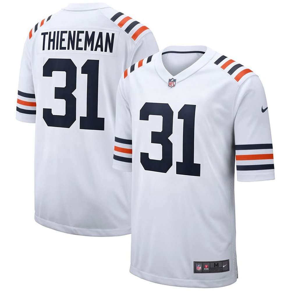 Youth Chicago Bears #31 Dillon Thieneman White 2026 NFL Draft Game Jersey