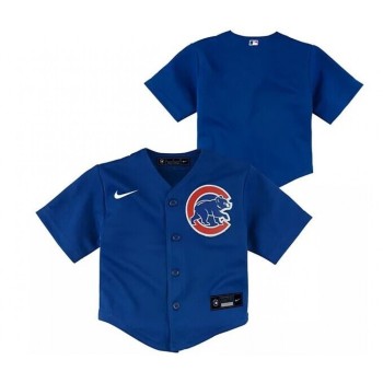 Toddler Chicago Cubs Blank Blue Stitched Baseball Jersey Toddler Chicago Cubs Blank Blue Stitched Baseball Jersey