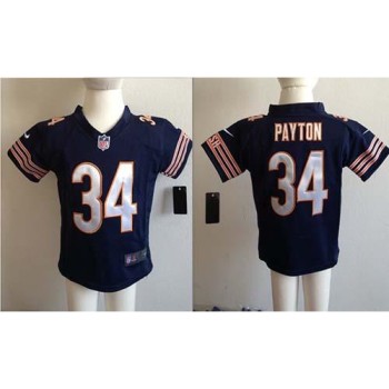 Toddler Bears #34 Walter Payton Navy Blue Team Color Stitched NFL Elite Jersey Toddler Bears #34 Walter Payton Navy Blue Team Color Stitched NFL Elite Jersey