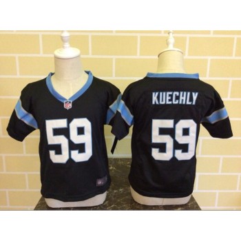 Toddler Carolina Panthers #59 Luke Kuechly Black Stitched NFL Jersey Toddler Carolina Panthers #59 Luke Kuechly Black Stitched NFL Jersey