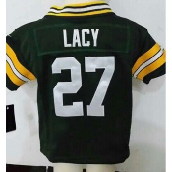 Toddler Packers #27 Eddie Lacy Green Team Color Stitched NFL Elite Jersey Toddler Packers #27 Eddie Lacy Green Team Color Stitched NFL Elite Jersey