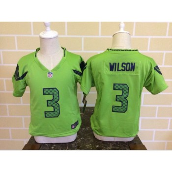 Toddler Seattle Seahawks #3 Russell Wilson Green Stitched NFL Jersey Toddler Seattle Seahawks #3 Russell Wilson Green Stitched NFL Jersey