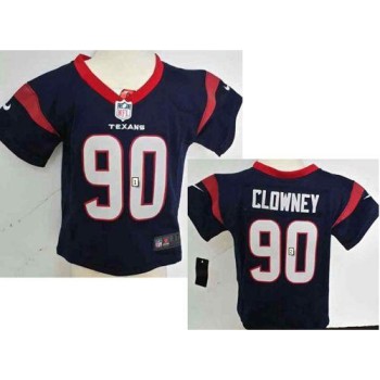 Toddler Texans #90 Jadeveon Clowney Navy Blue Team Color Stitched NFL Elite Jersey Toddler Texans #90 Jadeveon Clowney Navy Blue Team Color Stitched NFL Elite Jersey
