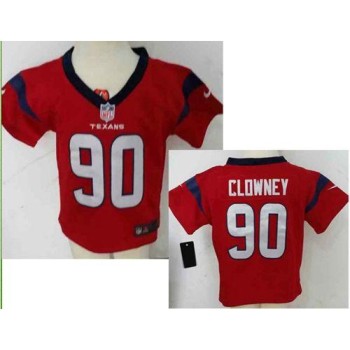 Toddler Texans #90 Jadeveon Clowney Red Alternate Stitched NFL Elite Jersey Toddler Texans #90 Jadeveon Clowney Red Alternate Stitched NFL Elite Jersey