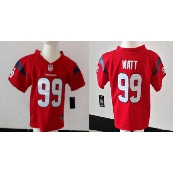 Toddler Texans #99 J.J. Watt Red Alternate Stitched NFL Elite Jersey Toddler Texans #99 J.J. Watt Red Alternate Stitched NFL Elite Jersey