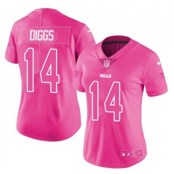 Toddlers Buffalo Bills #14 Stefon Diggs Pink Vapor Untouchable LimitedStitched Jersey Toddlers Buffalo Bills #14 Stefon Diggs Pink Vapor Untouchable LimitedStitched Jersey