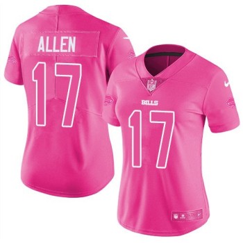 Toddlers Buffalo Bills #17 Josh Allen Pink Vapor Untouchable Limited Stitched Jersey Toddlers Buffalo Bills #17 Josh Allen Pink Vapor Untouchable Limited Stitched Jersey