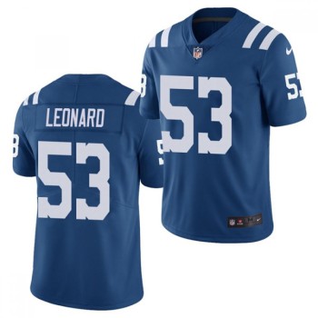 Toddlers Indianapolis Colts #53 Darius Leonard Blue Vapor Untouchable Limited Stitched Jersey Toddlers Indianapolis Colts #53 Darius Leonard Blue Vapor Untouchable Limited Stitched Jersey