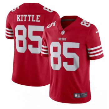 Toddlers San Francisco 49ers #85 George Kittle 2022 New Scarlet Vapor Untouchable Stitched Football Jersey Toddlers San Francisco 49ers #85 George Kittle 2022 New Scarlet Vapor Untouchable Stitched Football Jersey