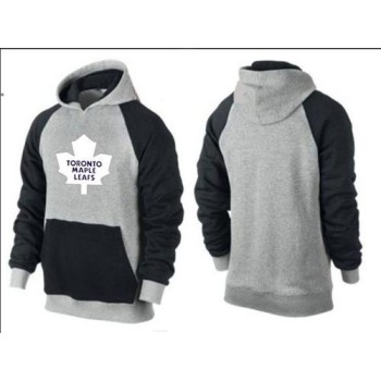 Toronto Maple Leafs Pullover Hoodie Grey & Black Toronto Maple Leafs Pullover Hoodie Grey & Black