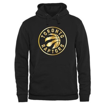 Toronto Raptors Gold Collection Pullover Hoodie Black Toronto Raptors Gold Collection Pullover Hoodie Black