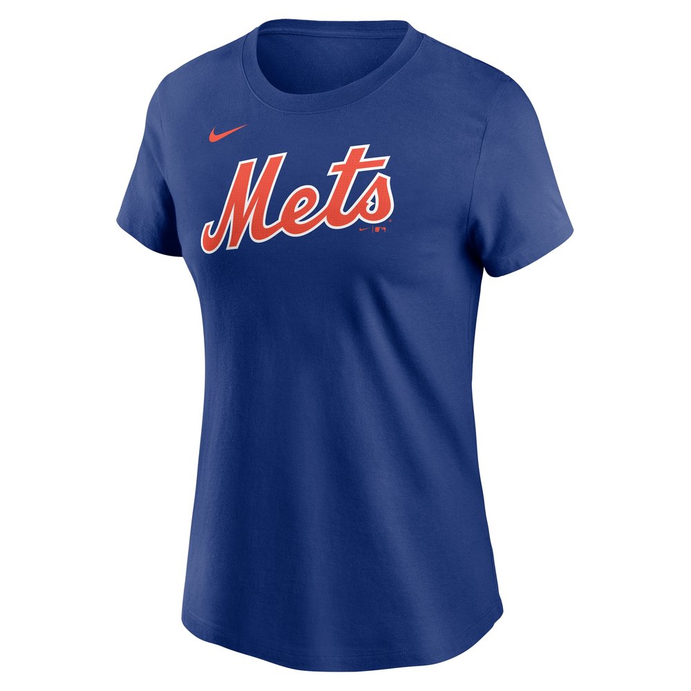 Women's New York Mets #22 Juan Soto Royal Fuse Name & Number T-Shirt