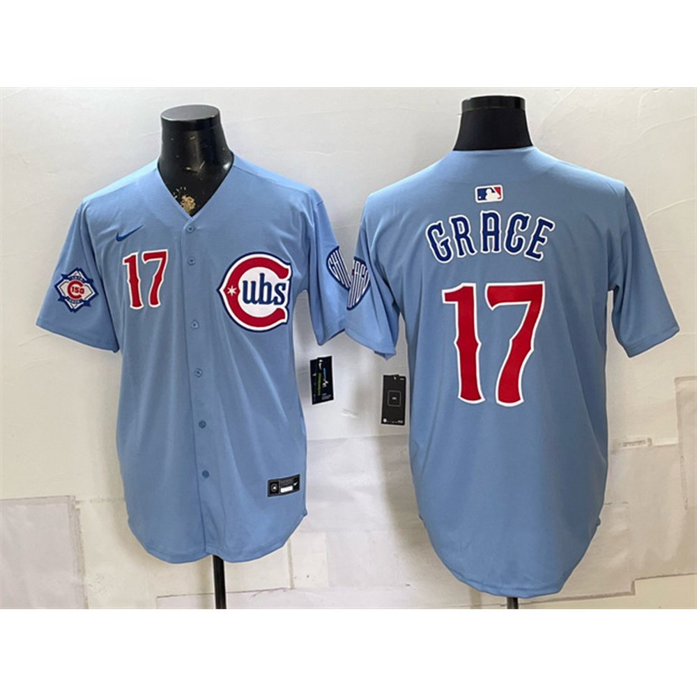 Men's Chicago Cubs #17 Mark Grace Blue 2026 2nd Alternate Limited Baseball Jersey