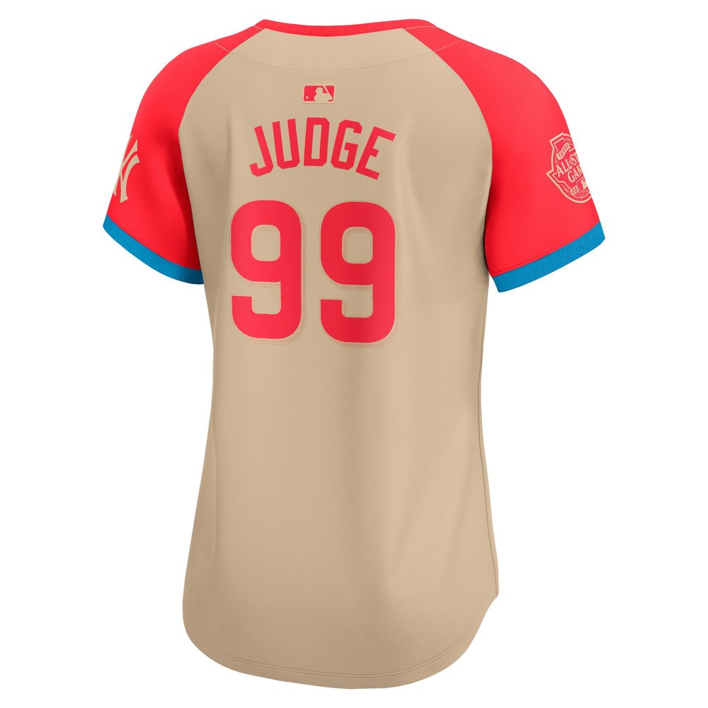 Women's American League #99 Aaron Judge Cream 2024 MLB All-Star Game Limited Player Jersey