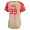 Women's American League #99 Aaron Judge Cream 2024 MLB All-Star Game Limited Player Jersey