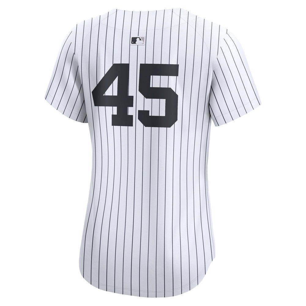 Women's New York Yankees #45 Gerrit Cole White 2024 World Series Limited Player Jersey