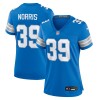 Women's Detroit Lions Morice Norris  Blue Game Jersey