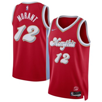 Unisex Memphis Grizzlies Ja Morant Red 2024/25 Swingman Player Jersey - City Edition Unisex Memphis Grizzlies Ja Morant Red 2024/25 Swingman Player Jersey - City Edition