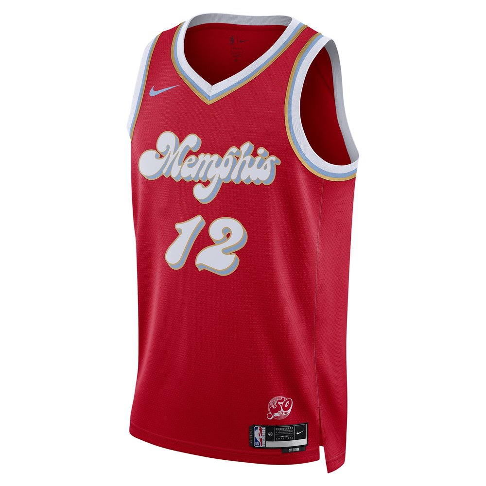 Unisex Memphis Grizzlies Ja Morant Red 2024/25 Swingman Player Jersey - City Edition