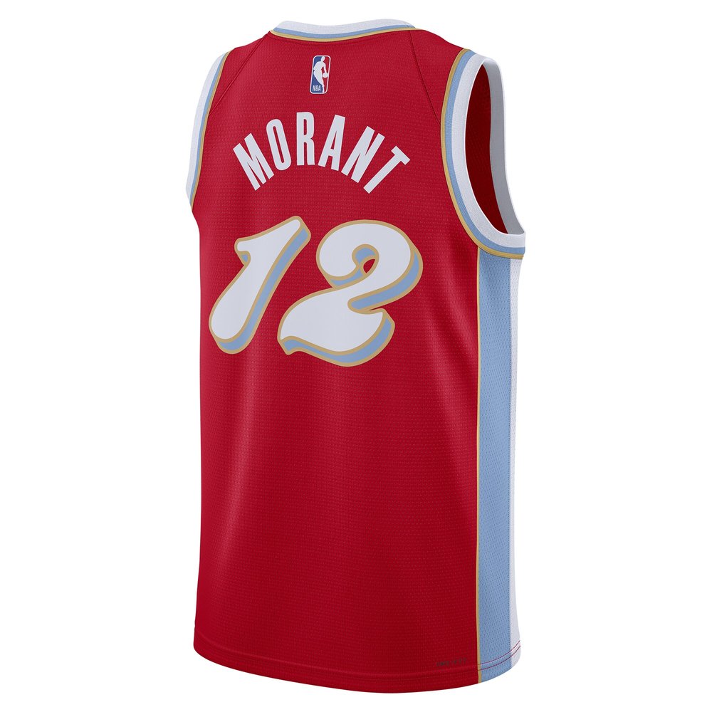 Unisex Memphis Grizzlies Ja Morant Red 2024/25 Swingman Player Jersey - City Edition