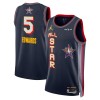 Unisex #5 Anthony Edwards Navy 2025 NBA All-Star Game Swingman Player Jersey