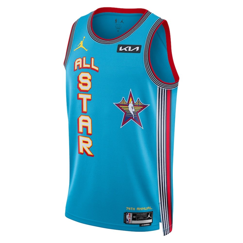 Unisex #7 Jaylen Brown Light Blue 2025 NBA All-Star Game Swingman Player Jersey
