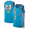 Unisex #23 LeBron James Light Blue 2025 NBA All-Star Game Swingman Player Jersey