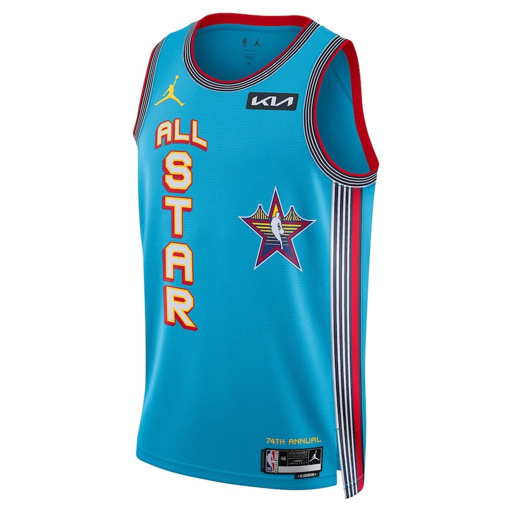 Unisex #23 LeBron James Light Blue 2025 NBA All-Star Game Swingman Player Jersey