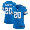 Women's Detroit Lions #20 Barry Sanders Blue Retired Player Game Jersey