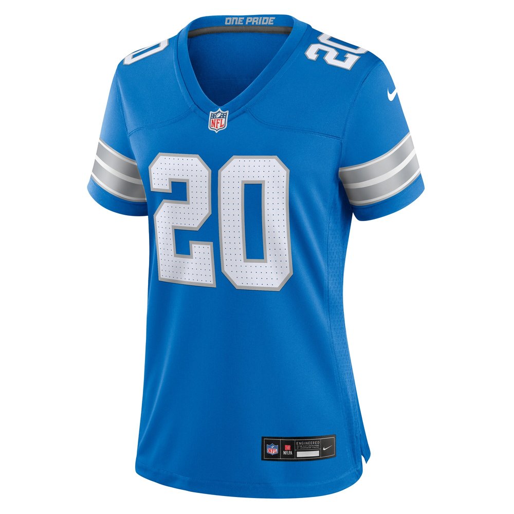 Women's Detroit Lions #20 Barry Sanders Blue Retired Player Game Jersey Women's Detroit Lions #20 Barry Sanders Blue Retired Player Game Jersey