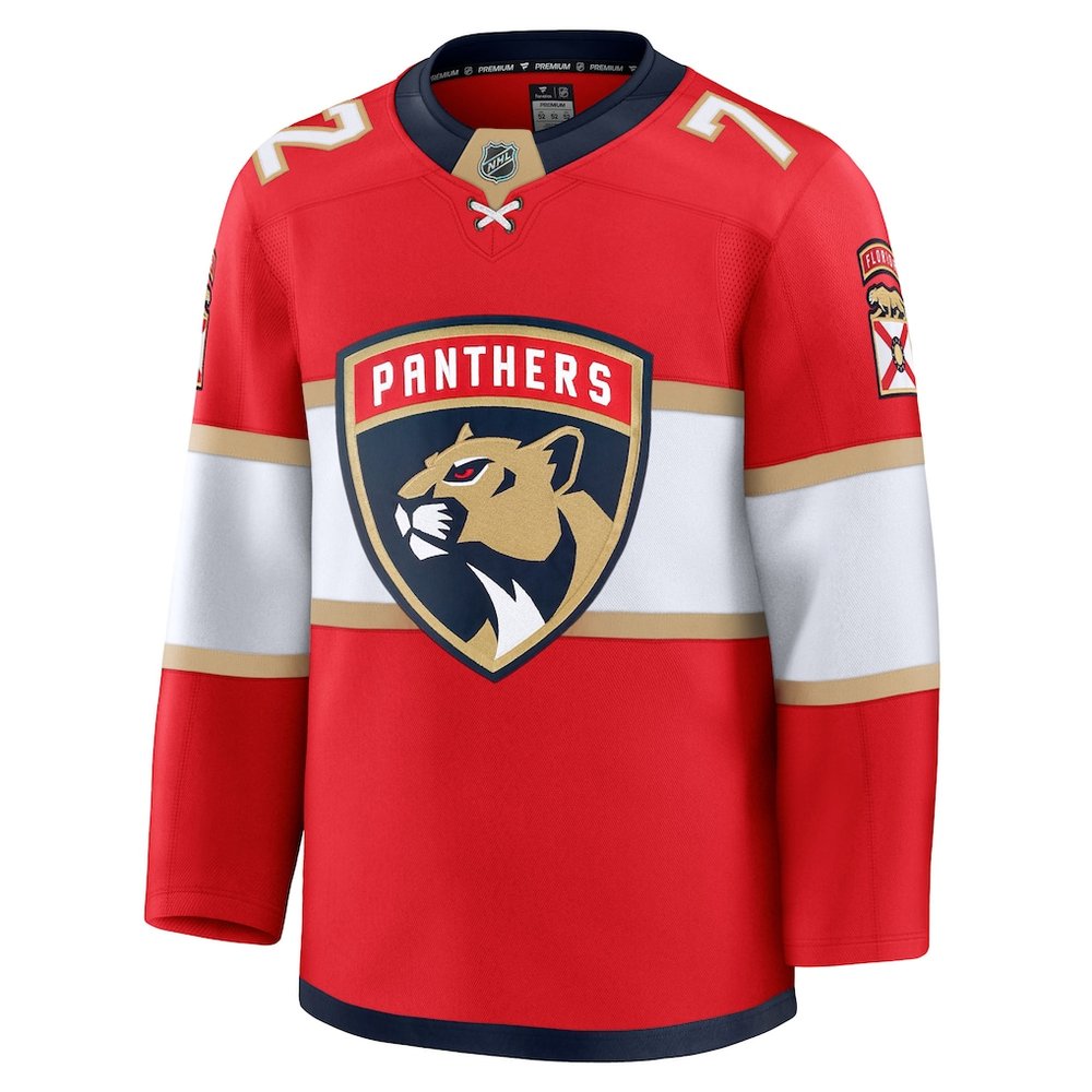 Youth Florida Panthers #72 Sergei Bobrovsky Red Jersey