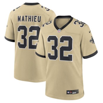 Men's New Orleans Saints #32 Tyrann Mathieu Nike Gold Gameday Golds Alternate Game Player Jersey Men's New Orleans Saints #32 Tyrann Mathieu Nike Gold Gameday Golds Alternate Game Player Jersey