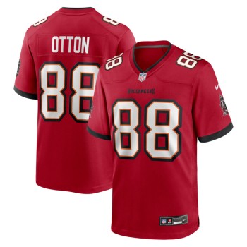 Men's Tampa Bay Buccaneers #88 Cade Otton Nike Red Game Player Jersey Men's Tampa Bay Buccaneers #88 Cade Otton Nike Red Game Player Jersey
