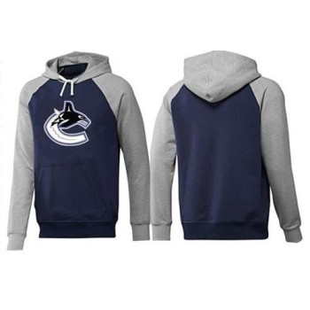 Vancouver Canucks Pullover Hoodie Dark Blue & Grey Vancouver Canucks Pullover Hoodie Dark Blue & Grey