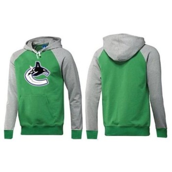 Vancouver Canucks Pullover Hoodie Green & Grey Vancouver Canucks Pullover Hoodie Green & Grey