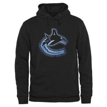 Vancouver Canucks Rinkside Pond Hockey Pullover Hoodie Black Vancouver Canucks Rinkside Pond Hockey Pullover Hoodie Black