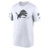 Men's Detroit Lions White 2024 Salute To Service Legend Performance T-Shirt