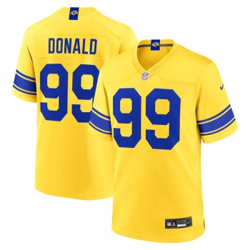 Youth Los Angeles Rams #99 Aaron Donald Nike Classic Sol Game Jersey