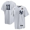Men's New York Yankees #11 Anthony Volpe White 2024 World Series Home Replica Player Jersey