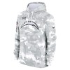 Men's Los Angeles Chargers Arctic Camo 2024 Salute to Service Club Fleece Pullover Hoodie
