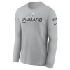 Men's Jacksonville Jaguars Gray 2024 Salute To Service Long Sleeve T-Shirt