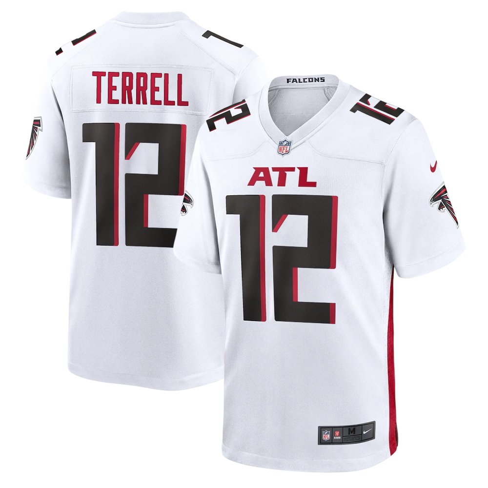 Youth Atlanta Falcons #12 Avieon Terrell White 2026 NFL Draft Game Jersey Youth Atlanta Falcons #12 Avieon Terrell White 2026 NFL Draft Game Jersey
