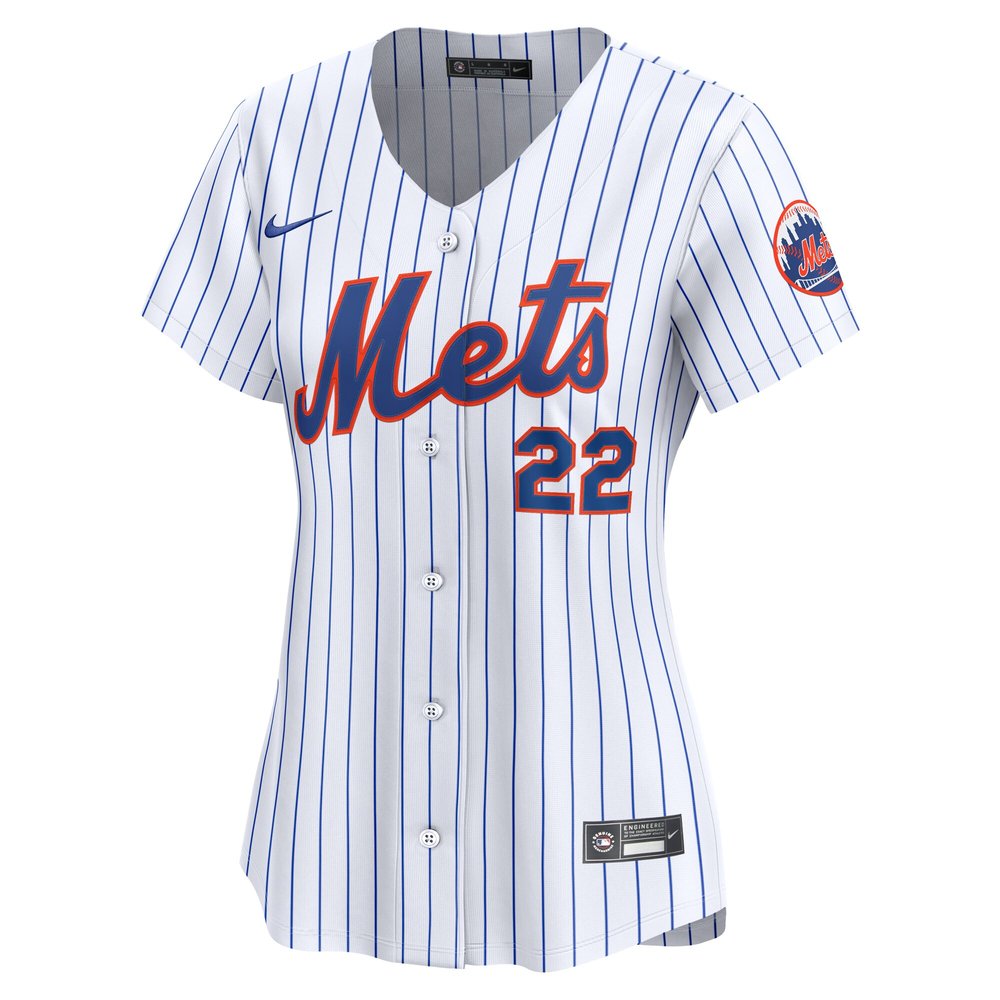 Women's New York Mets #22 Juan Soto White Home Limited Player Jersey