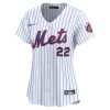 Women's New York Mets #22 Juan Soto White Home Limited Player Jersey