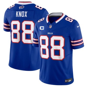 Men's Buffalo Bills #88 Dawson Knox Royal 2026 With 1-Star C Patch Vapor F.U.S.E. Untouchable Limited Jersey