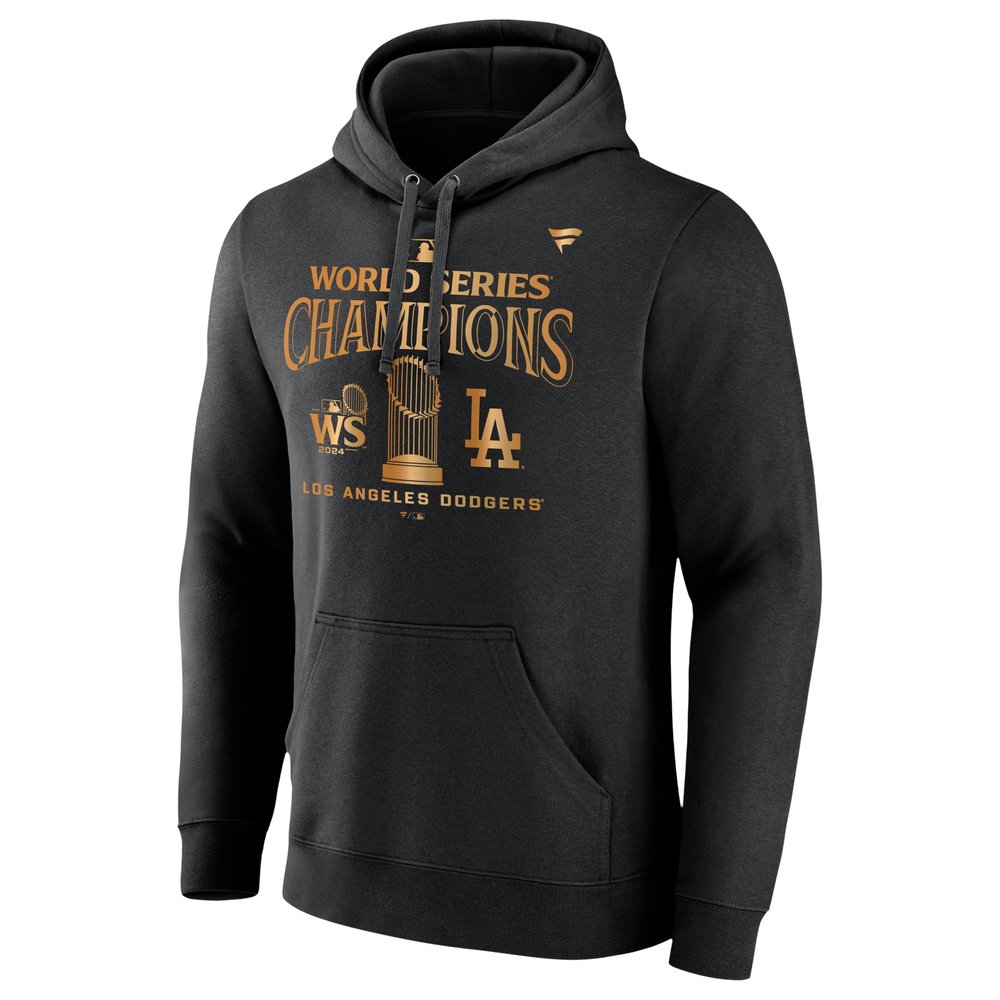 Men's Los Angeles Dodgers Black 2024 World Series Champions Hoodie