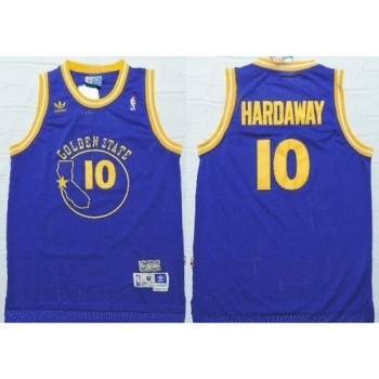 Warriors #10 Tim Hardaway Blue New Throwback Stitched NBA Jersey Warriors #10 Tim Hardaway Blue New Throwback Stitched NBA Jersey